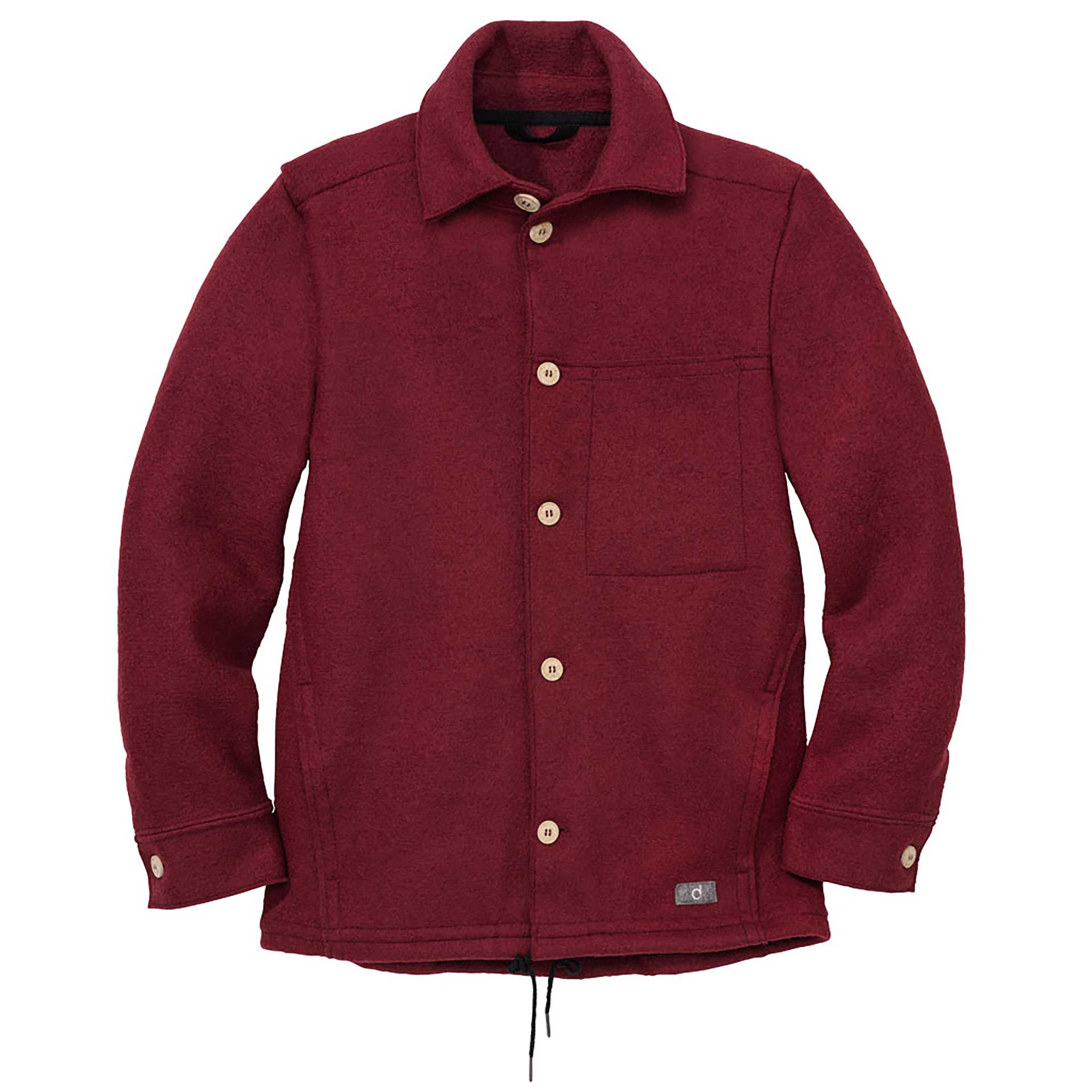 boiled wool shirt