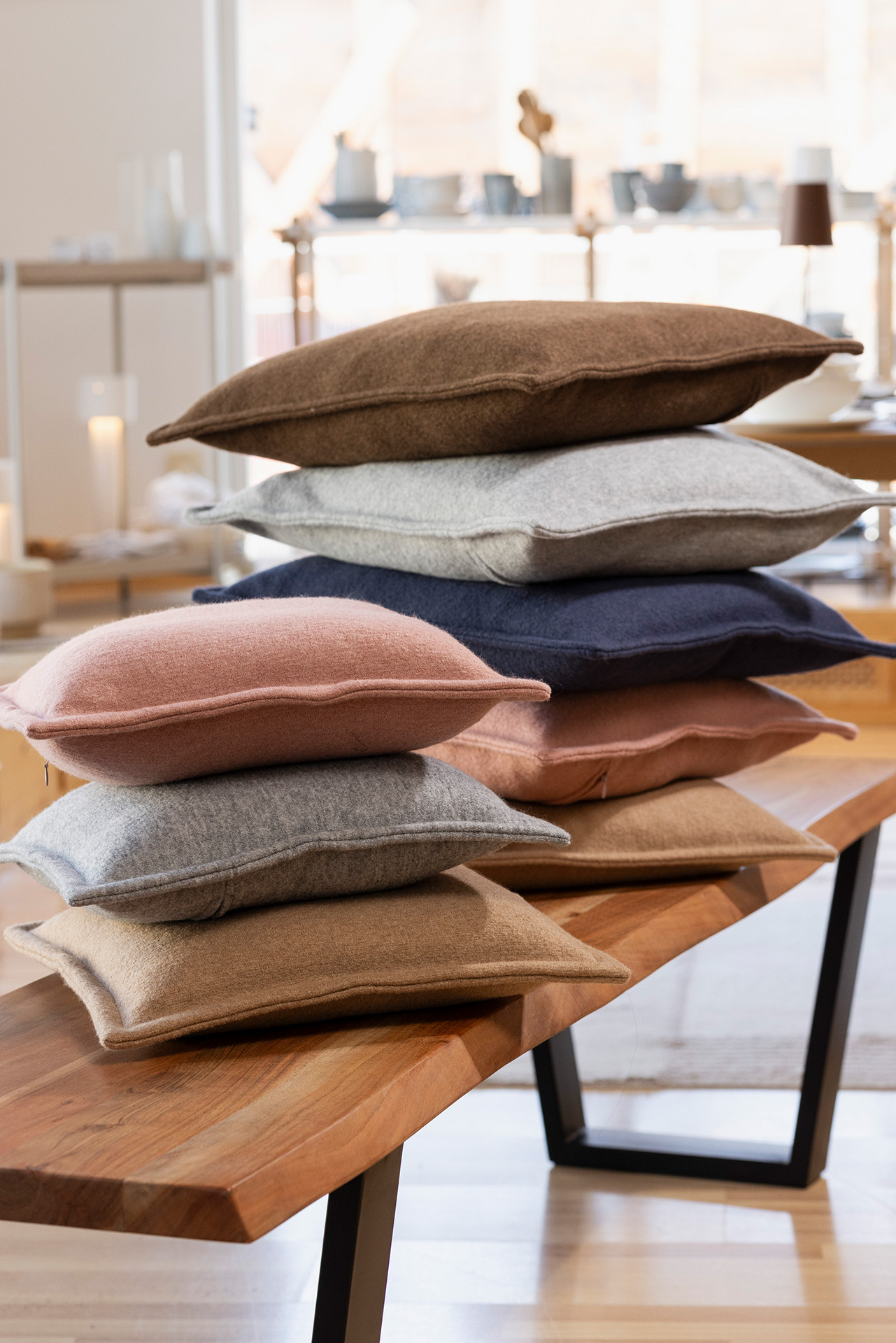 Boiled Wool Cushion Cover