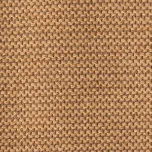 Nahaufnahme eines disana Strickstoffs aus Bio-Merinowolle in der Farbe Karamell mit charakteristischem Links-Linksstrick