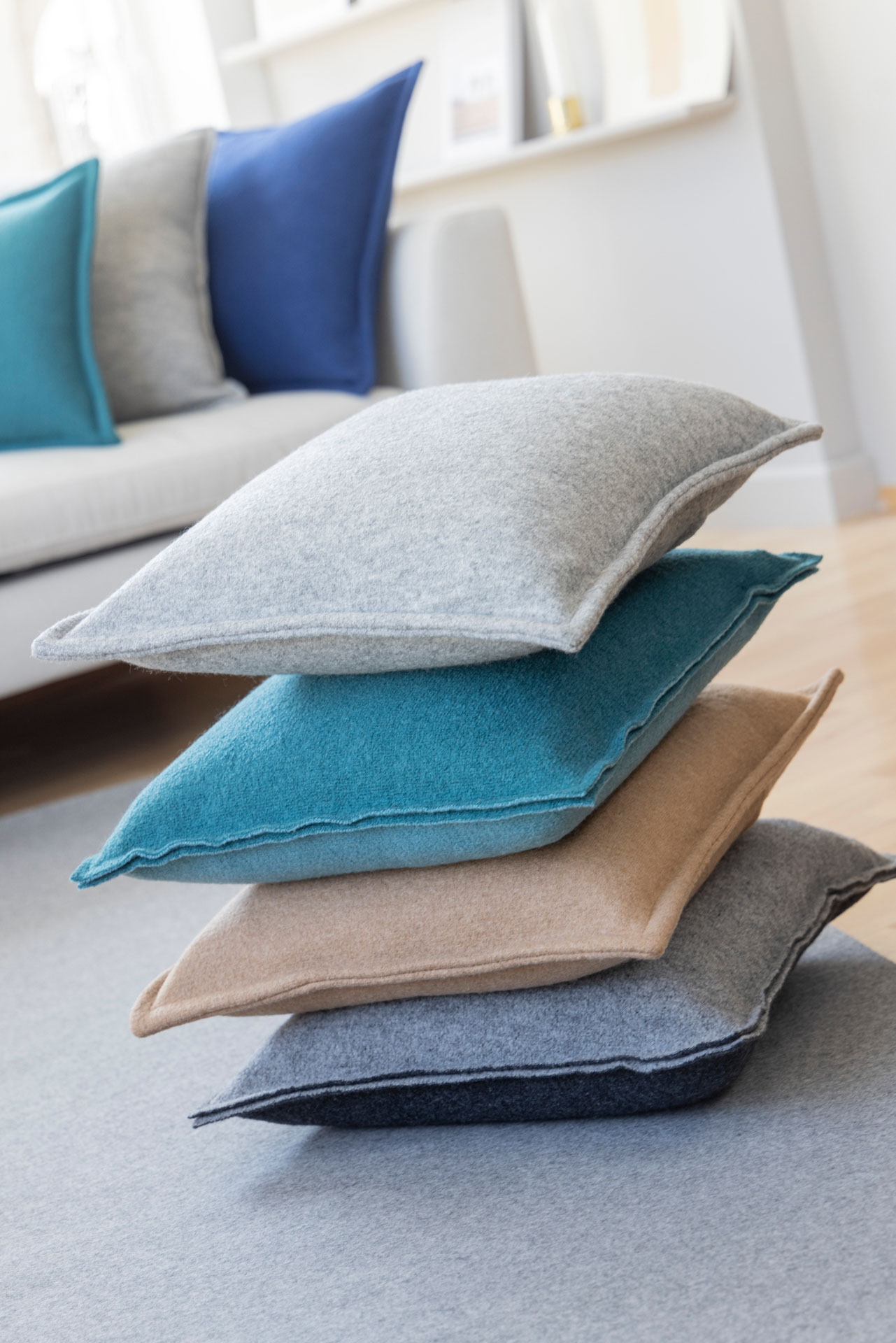 Boiled Wool Cushion Cover