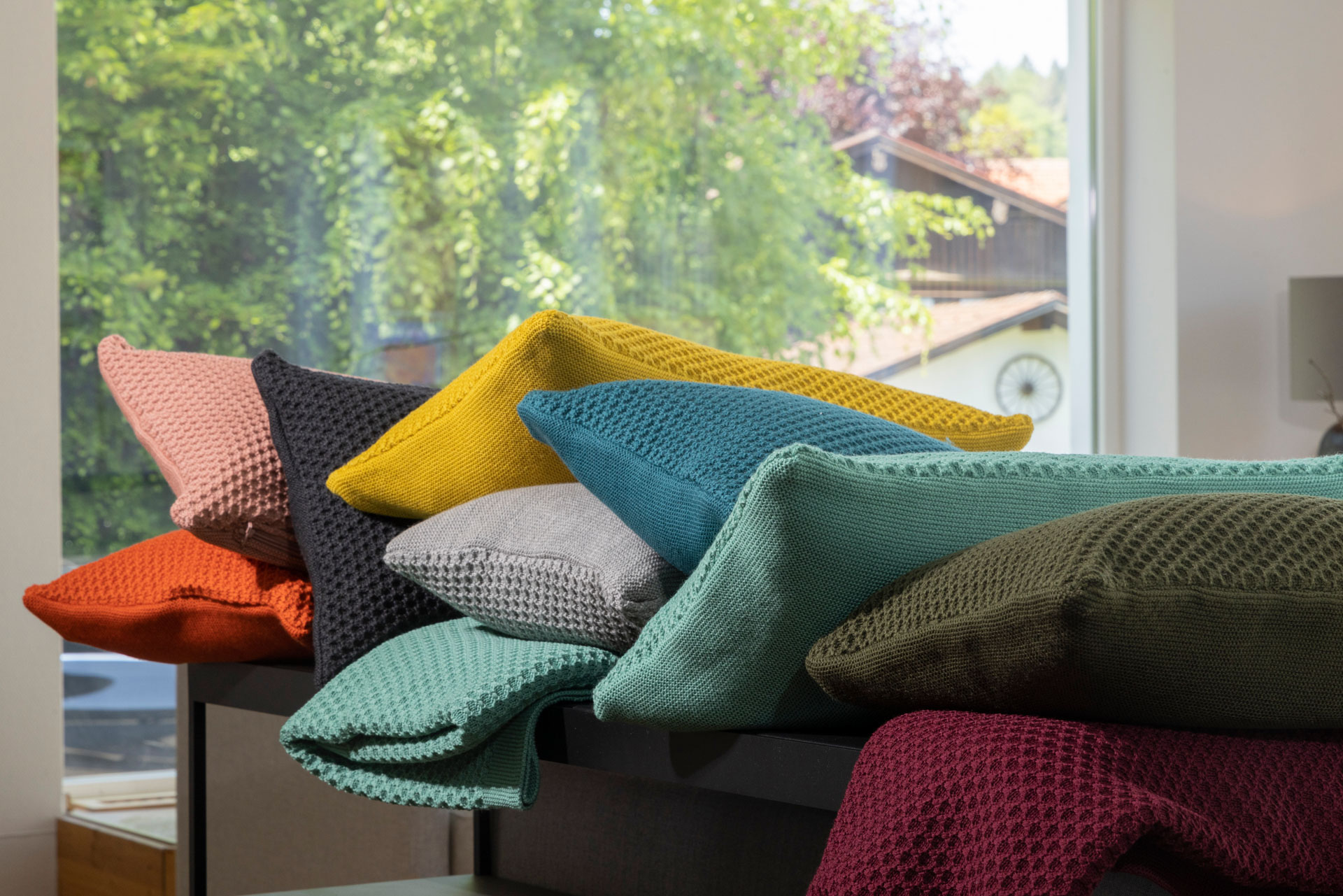 Knitted Cushion Cover